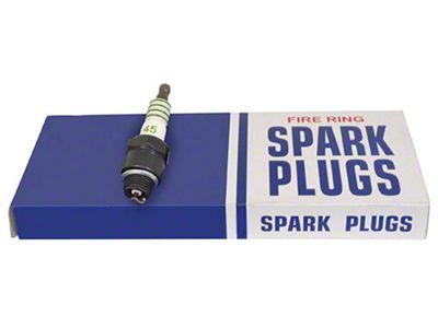 8-Spark Plug Set with Seal Rings; AC45 Reproduction (67-69 Camaro)