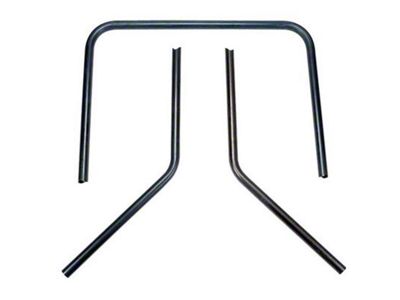 8 to 10-Point Roll Bar Conversion Kit; Chrome-Moly (67-69 Camaro)