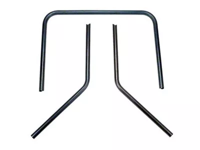 8 to 10-Point Roll Bar Conversion Kit; Chrome-Moly (70-81 Camaro)