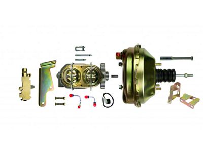 Camaro 9 Gold Booster & Master Combo Kit, For Front Disc And Rear Disc, 1967-1969