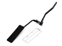 Camaro Accelerator Rod Thru Firewall Assembly, With Chrome Pedal Trim, All V8, 1968-1969