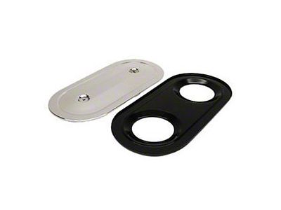 Camaro Air Cleaner Assembly, Cross Ram Intake, Oval Base, 1968-1969 (Z28 Coupe)