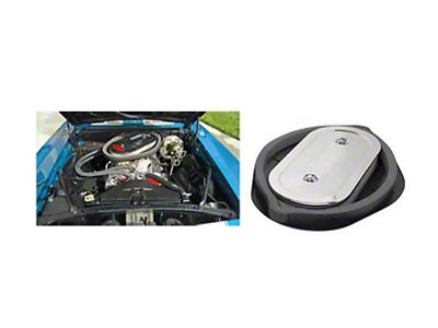 Camaro Air Cleaner Assembly, Cross Ram Intake, Wide Base, 1968-1969 (Z28 Coupe)