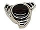 Camaro Air Cleaner Cover Wing Nut, Spinner Shape, Small Bowtie Logo, Chrome, 1967-79