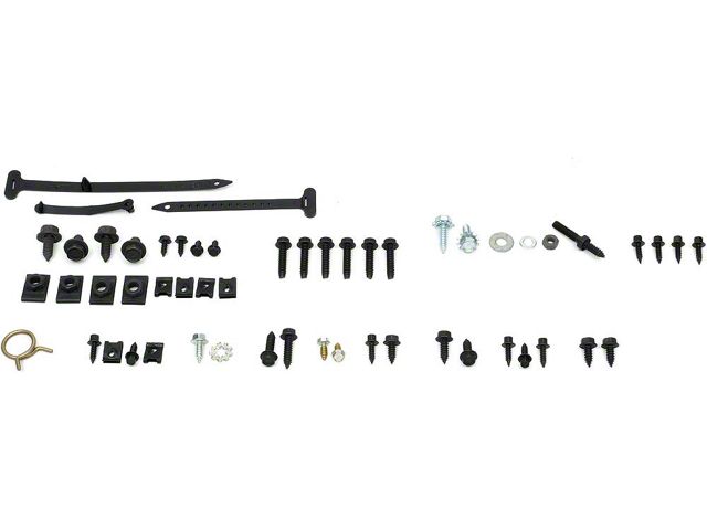Camaro Air Conditioning Bolt & Hardware Kit, Firewall Forward, Complete, 1968
