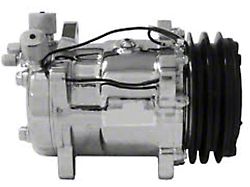 Air Conditioning Compressor, Chrome, Sanden 508/134A (67-81 Camaro)