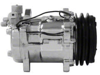 Camaro Air Conditioning Compressor, Chrome, Sanden 508/134A, 1967-1981