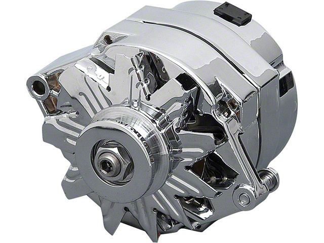 Powermaster Camaro Alternator, 100 AMP Chrome, 1985-1986