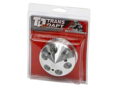 Alternator Pulley; Machined Aluminum (67-68 Small Block V8 Camaro)