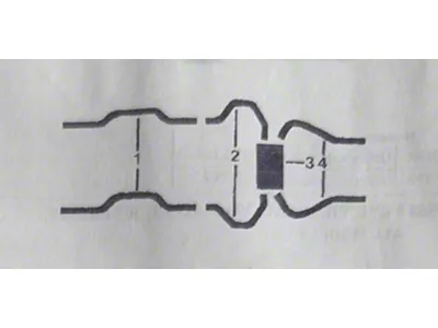 Aluminized Steel Dual Exhaust System with Stock Muffler (1967 327 V8 Camaro)