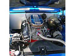 Anodized Firewall Cover w/ Wiper Holes (1967 Camaro)