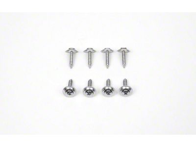 Armrest & Side Well Cover Screw Kit,Rear,Convertible,67-69