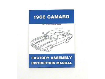 Camaro Assembly Manual, 1968