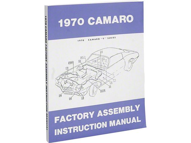 1970 Chevy Camaro Factory Assembly Manual