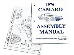 1976 Camaro Factory Assembly Instruction Manual