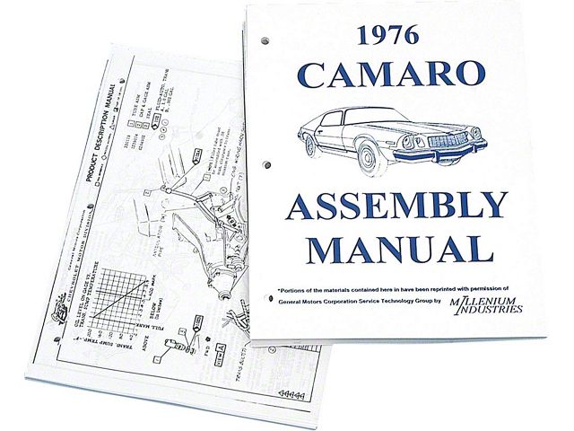 1976 Camaro Factory Assembly Instruction Manual