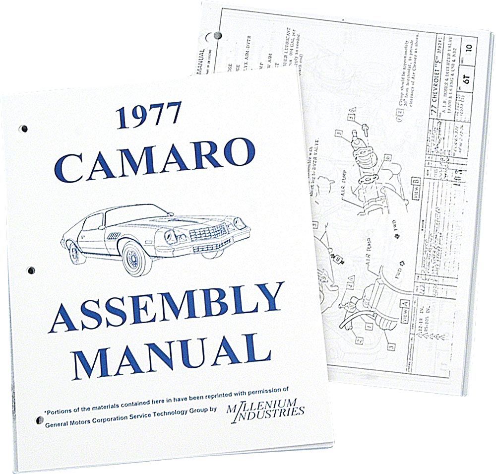 Ecklers 1977 Camaro Factory Assembly Manual