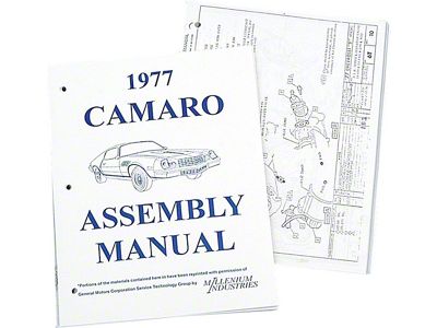 1977 Camaro Factory Assembly Manual