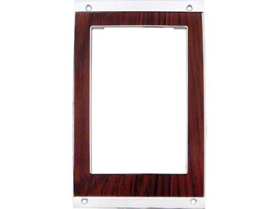 Automatic Console Shift Plate; Cherrywood (1969 Camaro w/ Automatic Transmission)