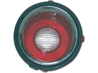 Camaro Back-Up Light Lens, All Except Rally Sport, Left, 1971Late-1973