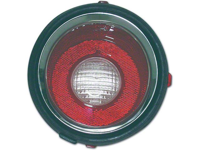 Camaro Back-Up Light Lens, All Except Rally Sport, Left, 1971Late-1973