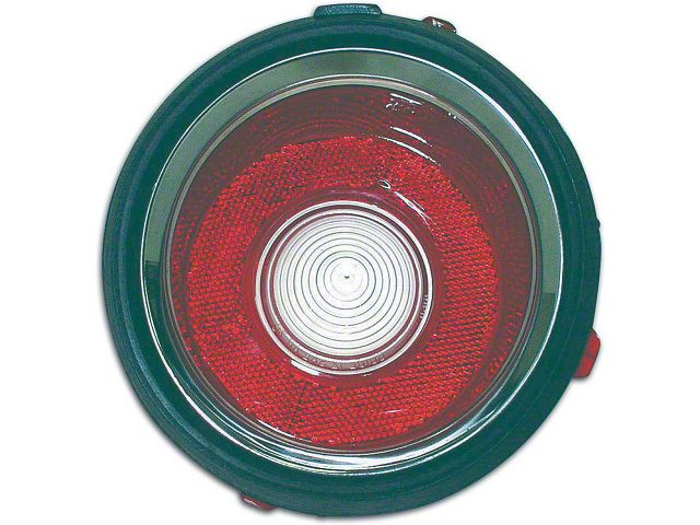 Camaro Back-Up Light Lens, Except Rally Sport RS , Left, 1970-1971Early
