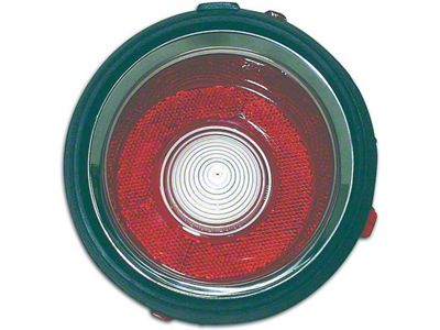 Camaro Back-Up Light Lens, Except Rally Sport RS , Left, 1970-1971Early