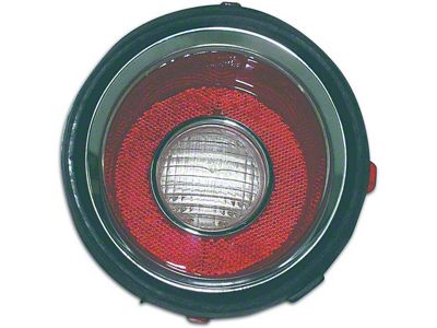 Camaro Back-Up Light Lens, Right, Rally Sport, 1971Late-1973 (Rally Sport RS Coupe)