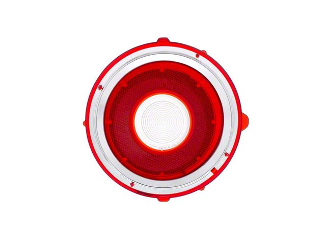 Backup Light Lens; Driver Side (70-73 Camaro, Excluding RS)