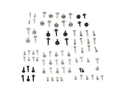 Basic Interior Screw Kit,Coupe,1969