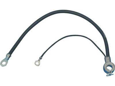 Camaro Battery Cable, Negative, For Cars With Air Conditioning, V8, 1968