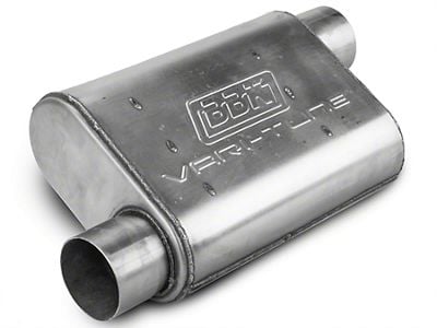 Camaro BBK 2-1/2 Vari-Tune Adjustable Aluminized Steel Performance Muffler, Offset