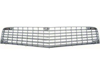 Camaro Berlinetta Upper Grille, Silver & Chrome, 1980-1981 (Berlinetta Coupe)