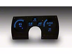 Camaro Blue Led Digital Replacment Gauge Panel 1982-1990