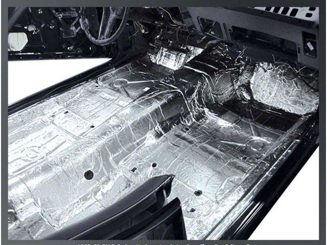 Hushmat Sound Deadening and Insulation Kit; Silver Foil; Bulk (Universal; Some Adaptation May Be Required)