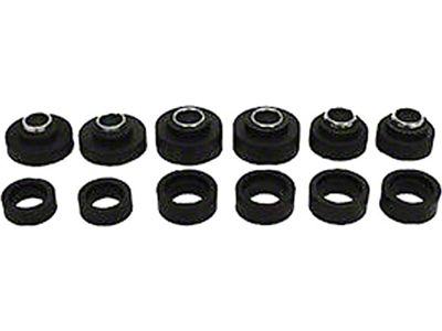 Bushing Set,Body Mount Coupe/T-Top,With Steel Sleeves,73-81