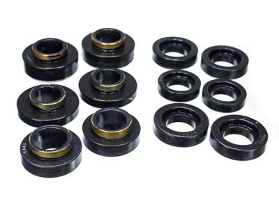 Body Mount Bushings; Black (67-81 Camaro)