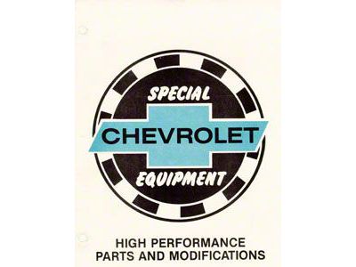 Camaro Book, Chevrolet Special Equipment Manual, 1967-1969