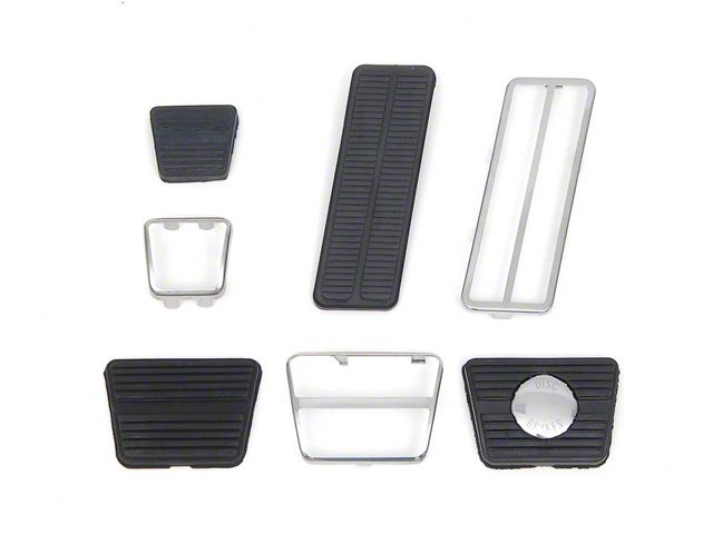 Brake & Gas Pedal Kit,w/ Disc Brakes & M/T,72-81