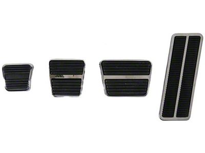 Brake & Gas Pedal Kit,w/ Disc Brakes & M/T,72-81