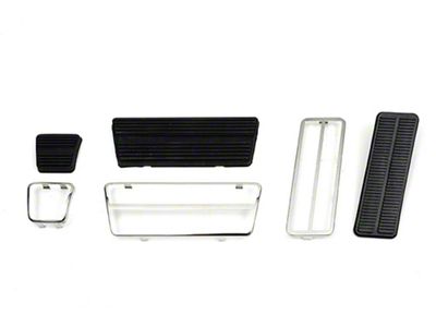 Brake & Gas Pedal Kit,w/ Drum Brakes & A/T,70-81