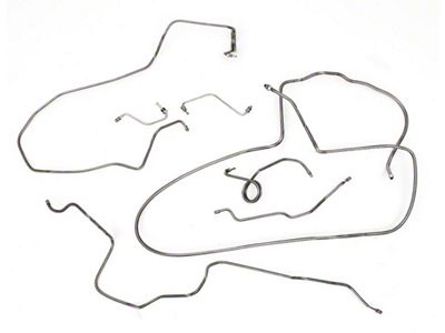 Camaro Brake Line Kit, Power Disc, Stainless Steel, Z28, 1975-1980 (Z/28 Coupe)
