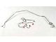 Camaro Brake Line Set, Front, Stainless Steel, For Cars With Manual Drum Brakes, 1969