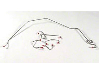 69 Pwr Disc Fr Brake Line Set, Ss