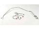 Camaro Brake Line Set, Front, Steel, For Cars With Power Drum Brakes, 1967-1968