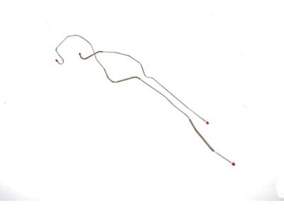 Camaro Brake Line Set, Front To Rear, Steel, 2-Piece, Disc Conversion, For Cars With Manual Brakes, 1967-1968