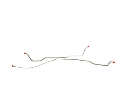 Camaro Brake Line Set, Rear Axle, Stainless Steel, Multi-Leaf Spring, 2-Piece, Disc Conversion, 1969