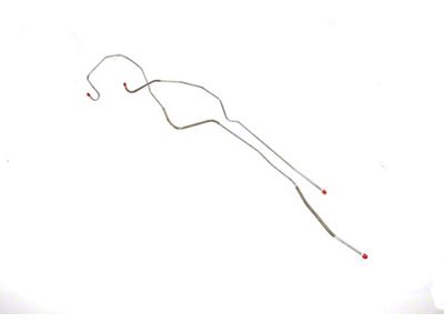 Camaro Brake Line Set, Front To Rear, Stainless Steel, 2-Piece, Disc Conversion, For Cars With Power Brakes, 1969