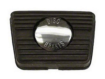 Camaro Brake Pedal Pad, For Cars With Front Disc Brakes & Manual Transmission, 1967-1981