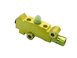 Brass Proportioning Valve for Front Disc/Rear Drum Brakes (Universal; Some Adaptation May Be Required)